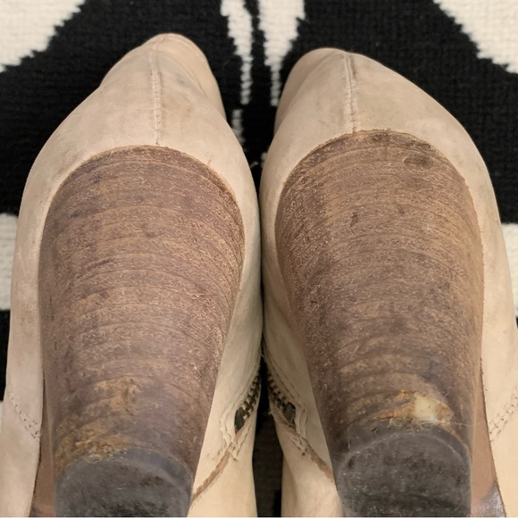 Frye Reina Ash Leather Ankle Booties Size 9 - Picture 12 of 15